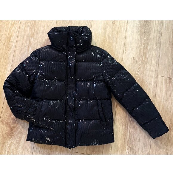 UNREAL FUR Sequin Puffer Jacket - Picture 2 of 6